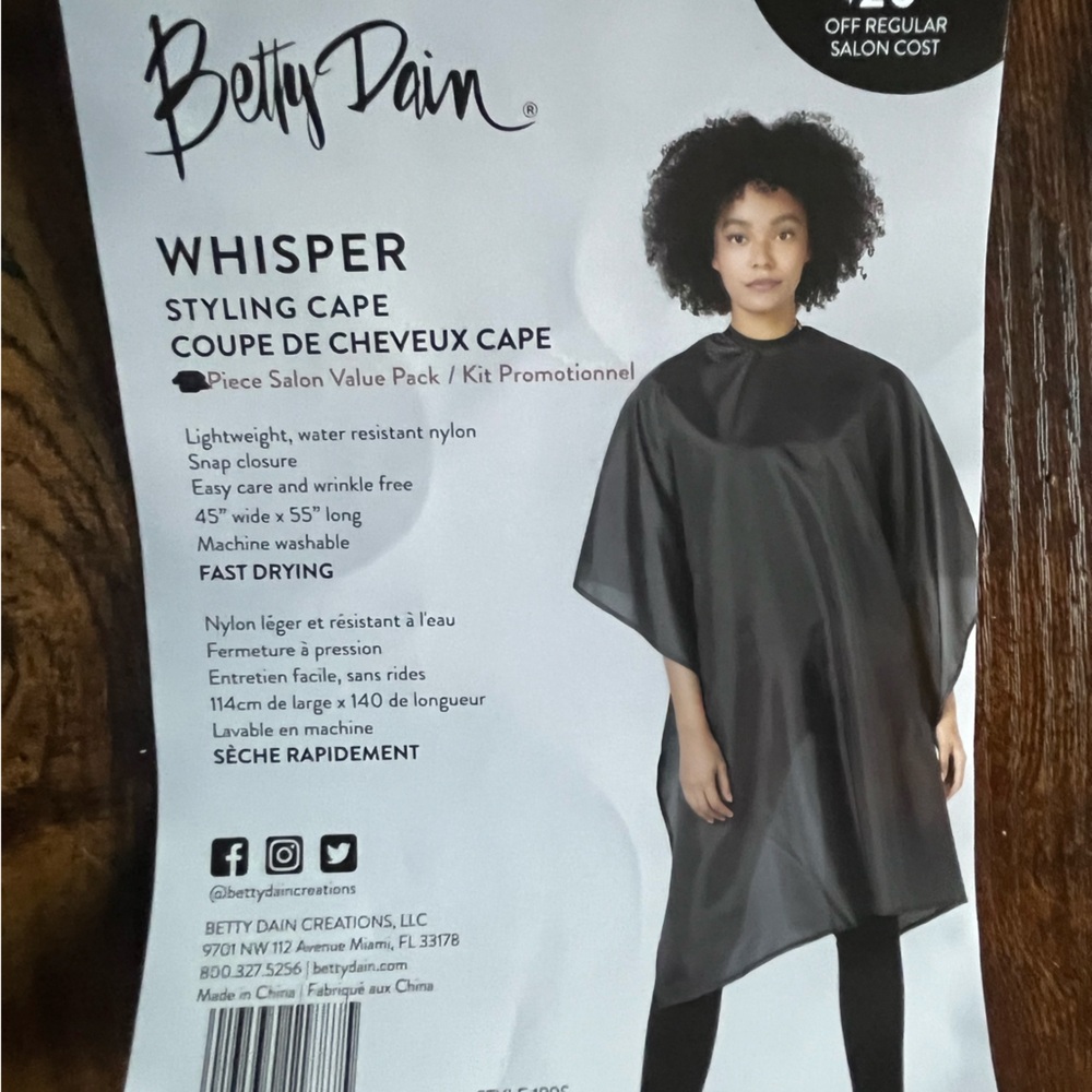 Hair cutting cape pack of 6